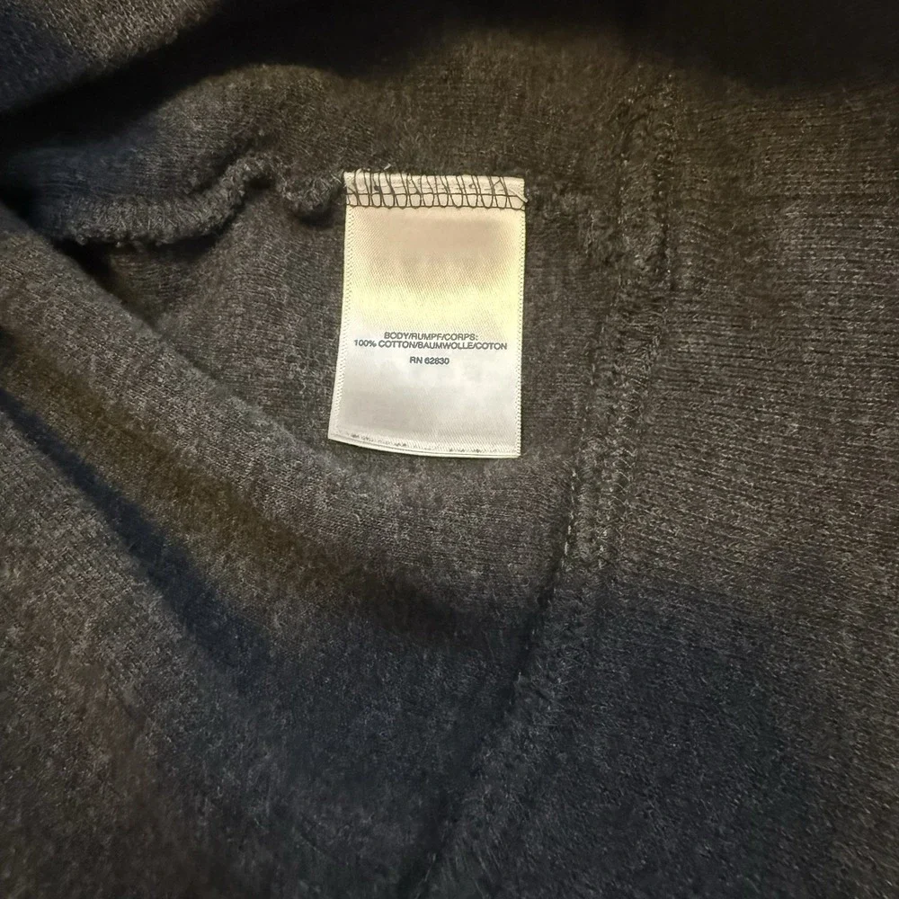 Lands End Sweater Pullover Mens 2XL Gray 1/4 Zip Knit Casual‎ Adult Long Sleeve